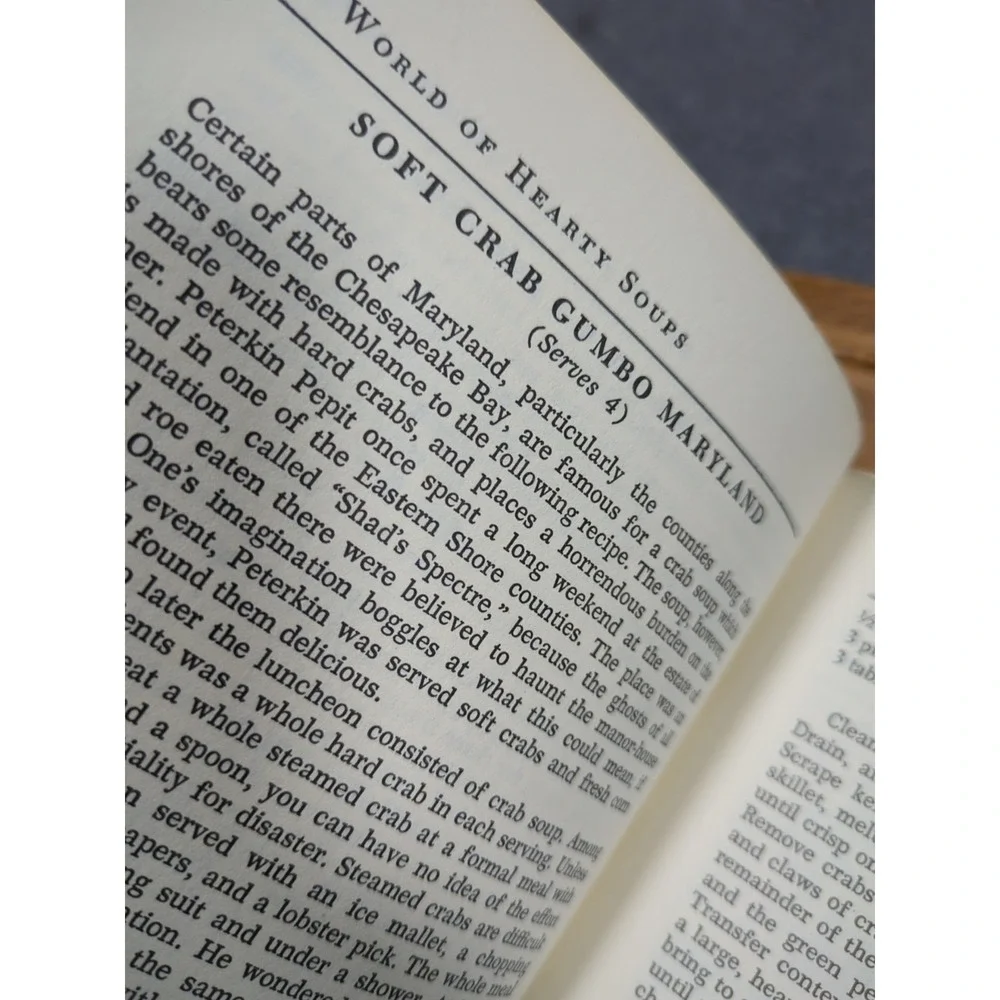 1969 A World Of Hearty Soups John Philips Cranwell‎ Vintage Hardcover Cookbook